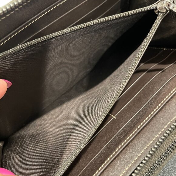 Gucci Double Zip Organizer Brown GG Supreme (JB1261) - Picture 8 of 12